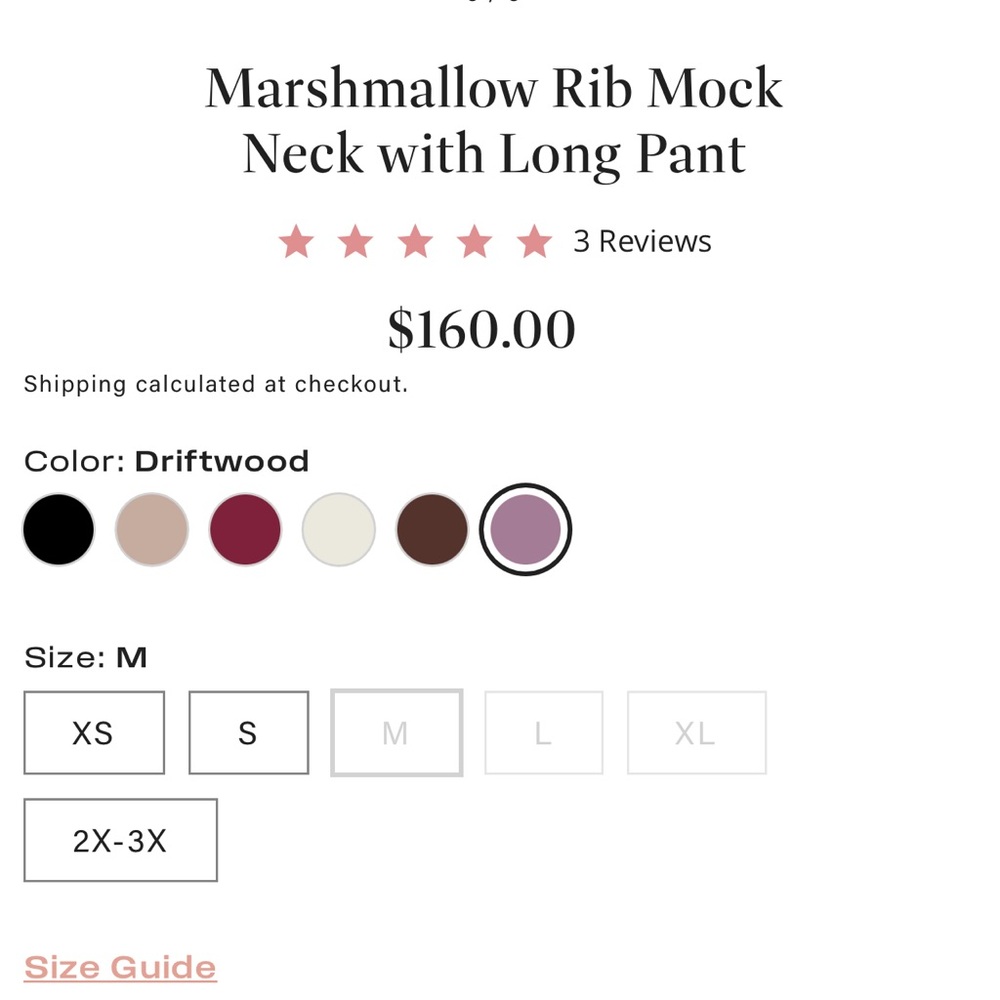 Marshmallow Rib Mock Neck with Long Pant - Picture 8 of 8